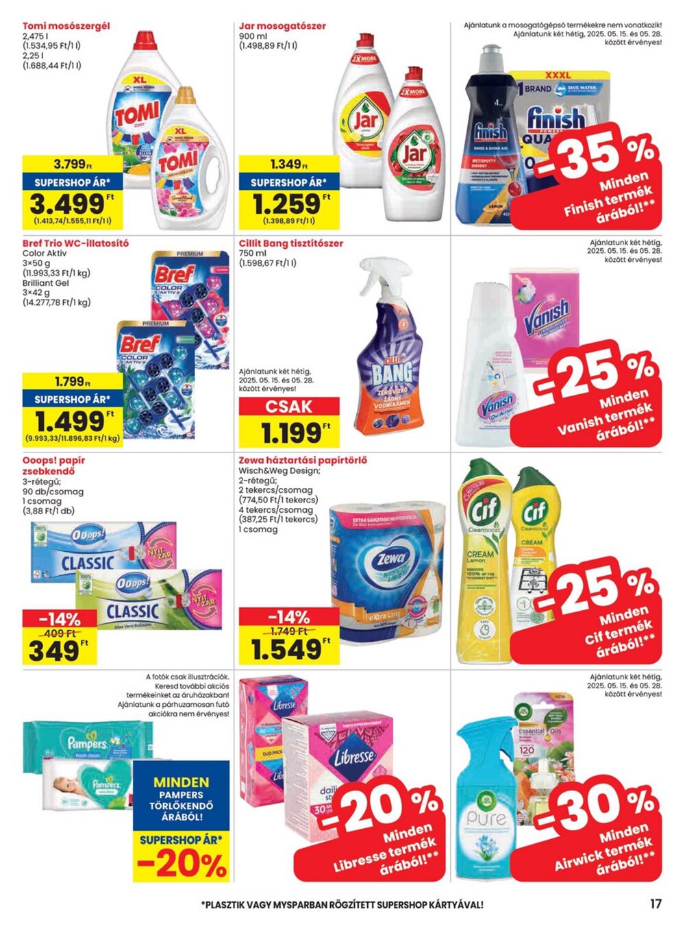 Spar akciós újság 2025.05.15-től - 17. oldal.