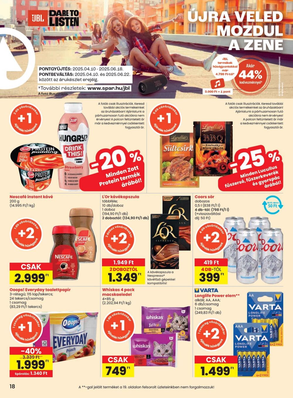 Spar akciós újság 2025.05.15-től - 18. oldal.