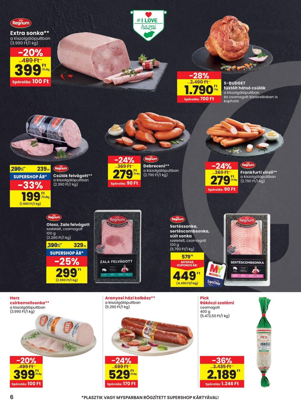 Spar akciós újság 2025.05.15-től - 6. oldal.
