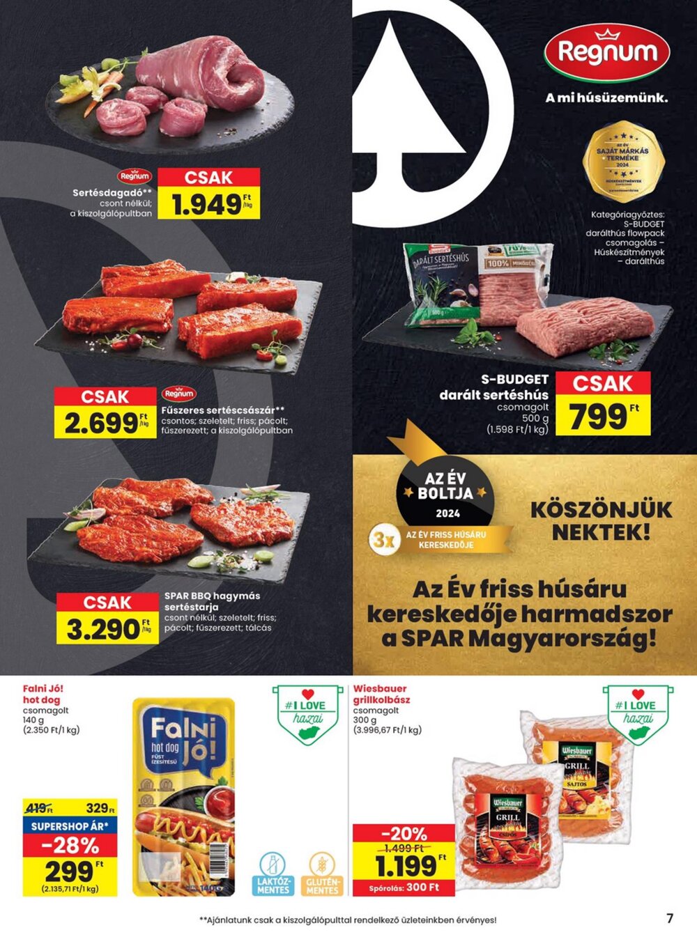 Spar akciós újság 2025.05.15-től - 7. oldal.
