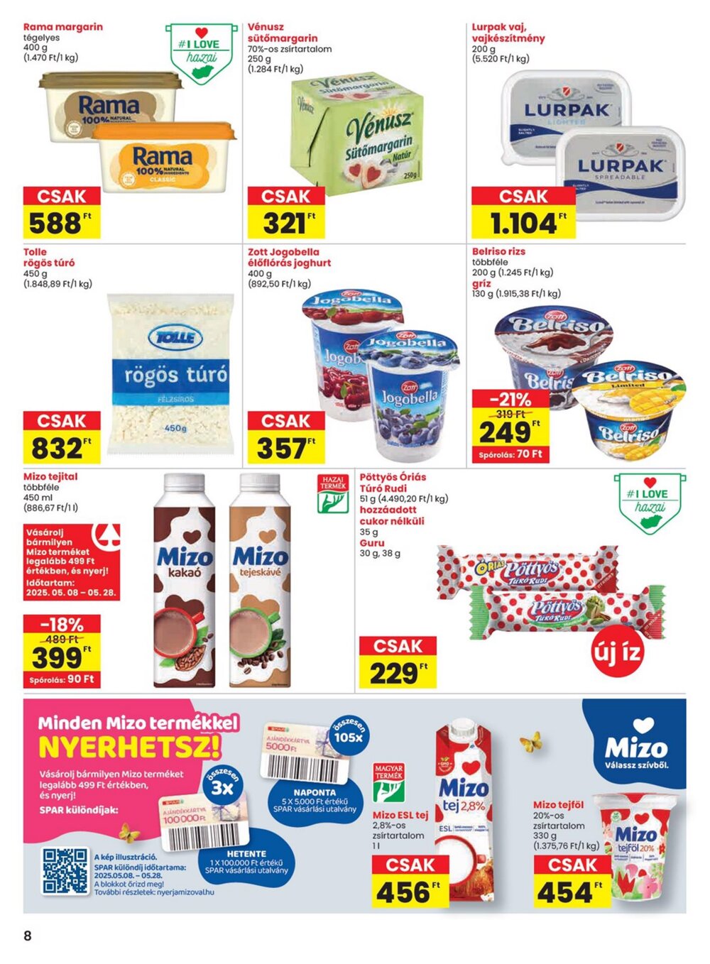 Spar akciós újság 2025.05.15-től - 8. oldal.
