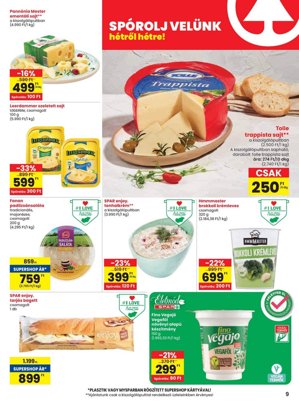 Spar akciós újság 2025.05.15-től - 9. oldal.