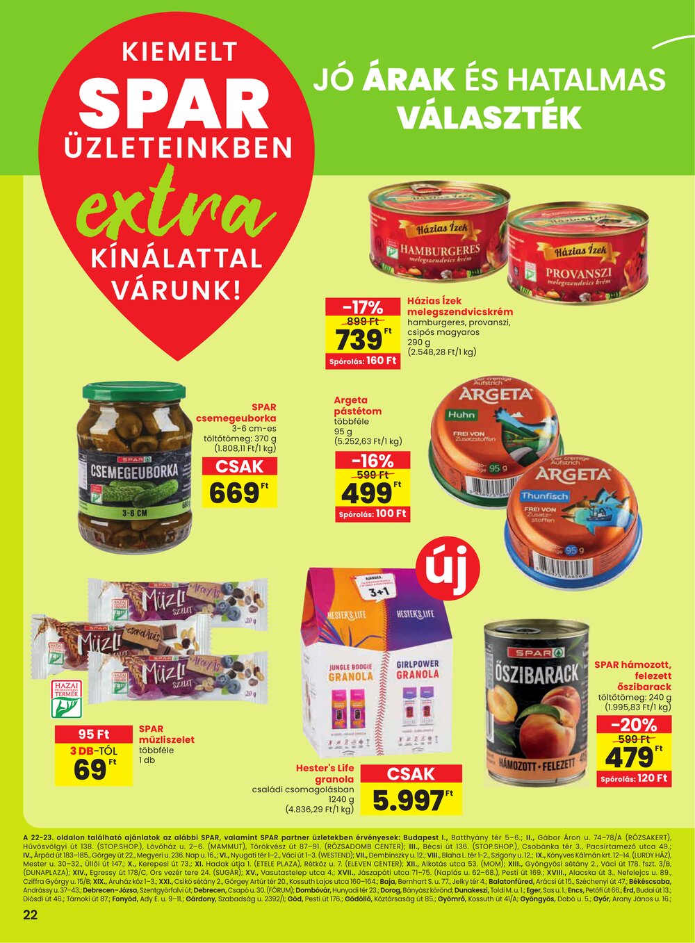 Spar Extra akciós újság 2025.05.15-től - 3. oldal.