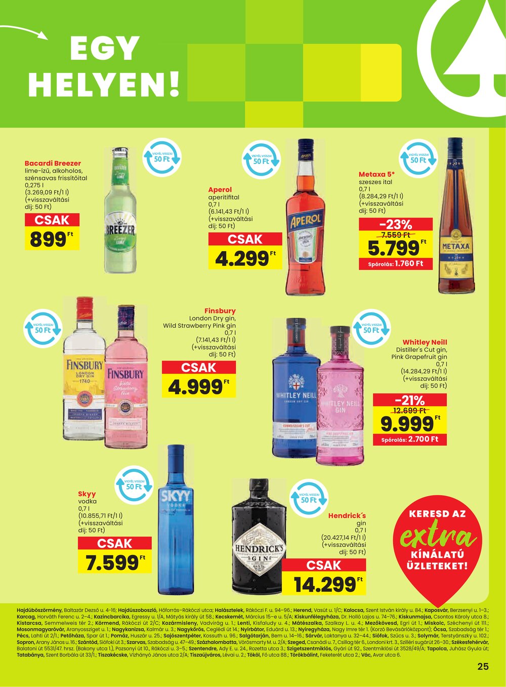 Spar Extra akciós újság 2025.05.15-től - 6. oldal.