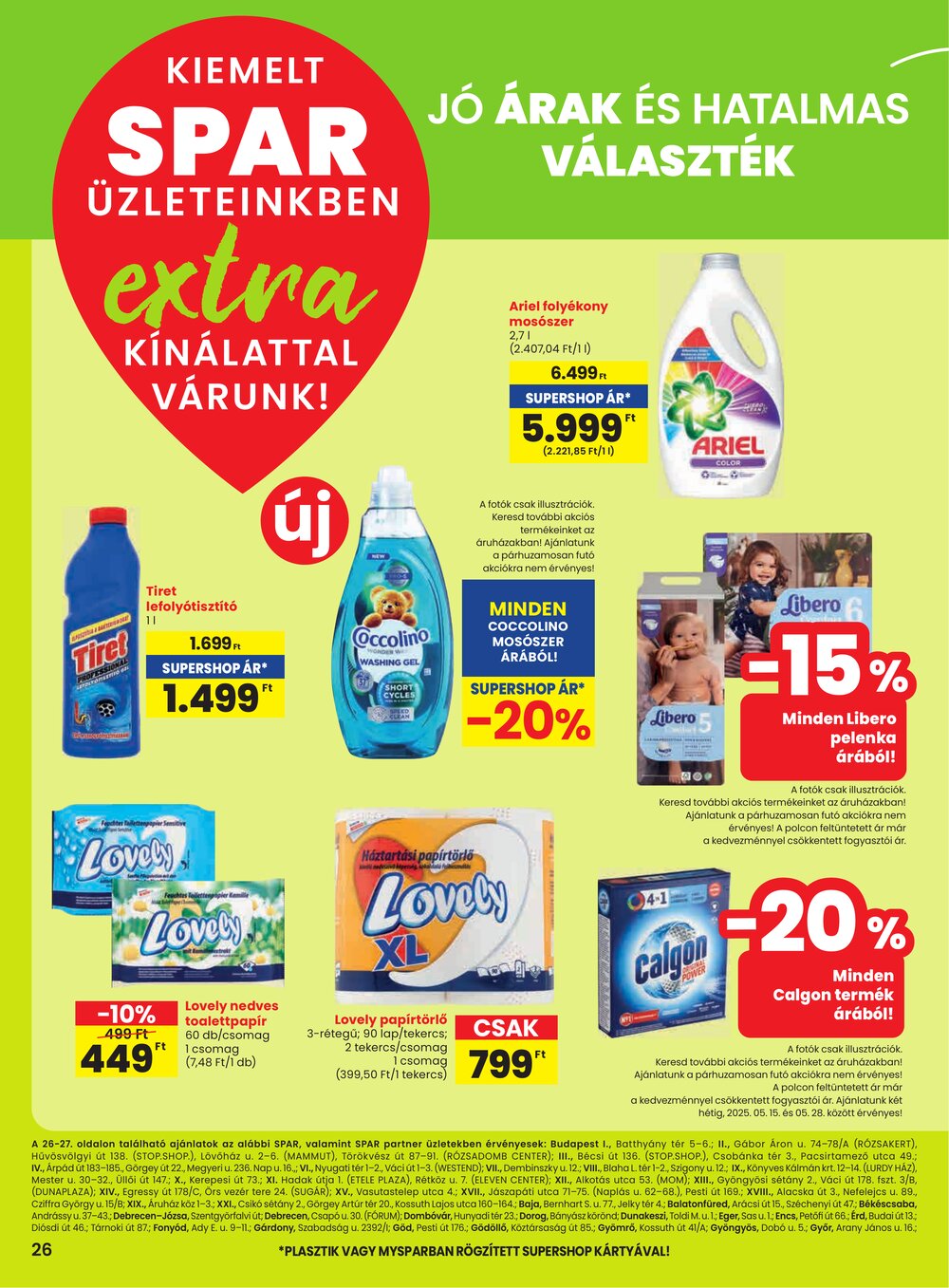 Spar Extra akciós újság 2025.05.15-től - 7. oldal.