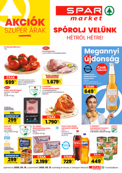Spar Market akciós újság 2025.05.15-től