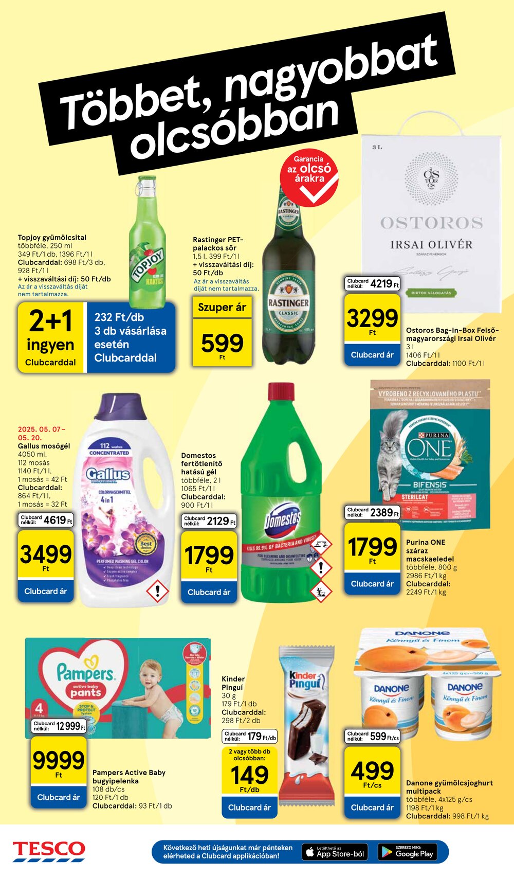 Tesco akciós újság 2025.05.15-től - 6. oldal.