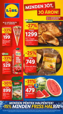 Lidl akciós újság 2025.05.15-től