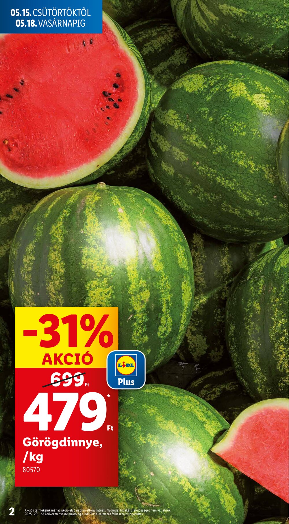 Lidl akciós újság 2025.05.15-től - 2. oldal.