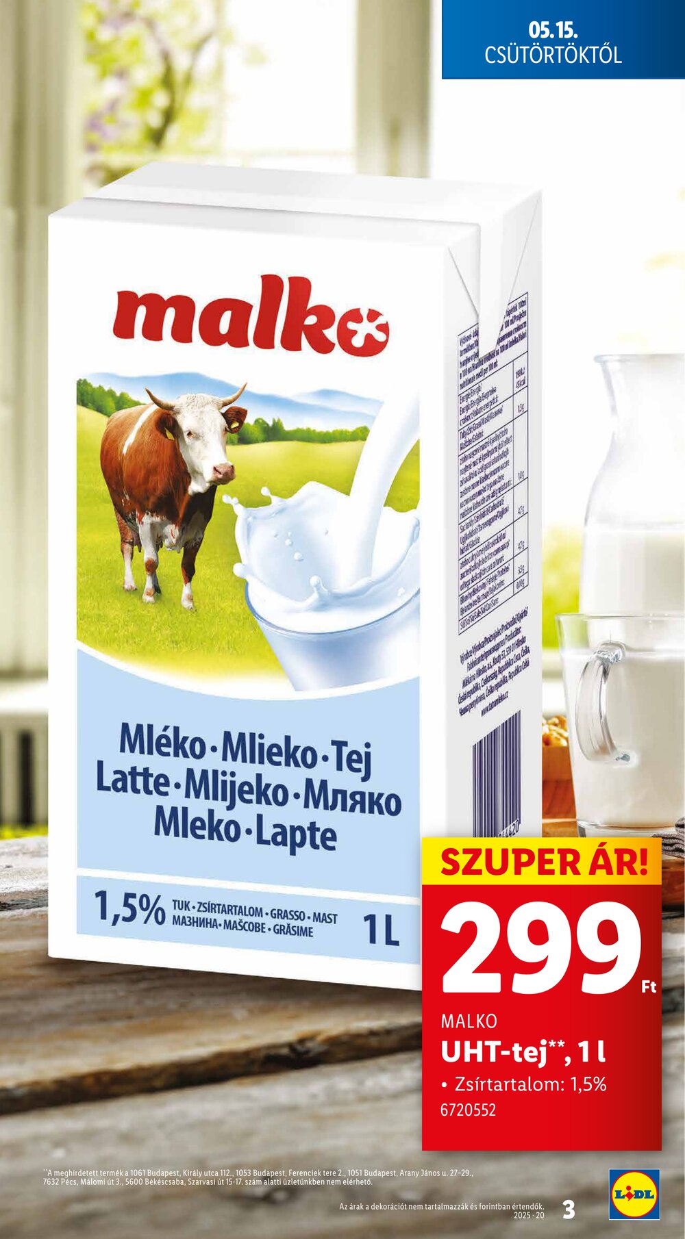 Lidl akciós újság 2025.05.15-től - 3. oldal.