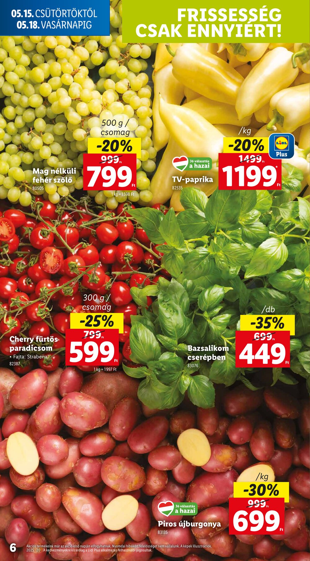 Lidl akciós újság 2025.05.15-től - 6. oldal.