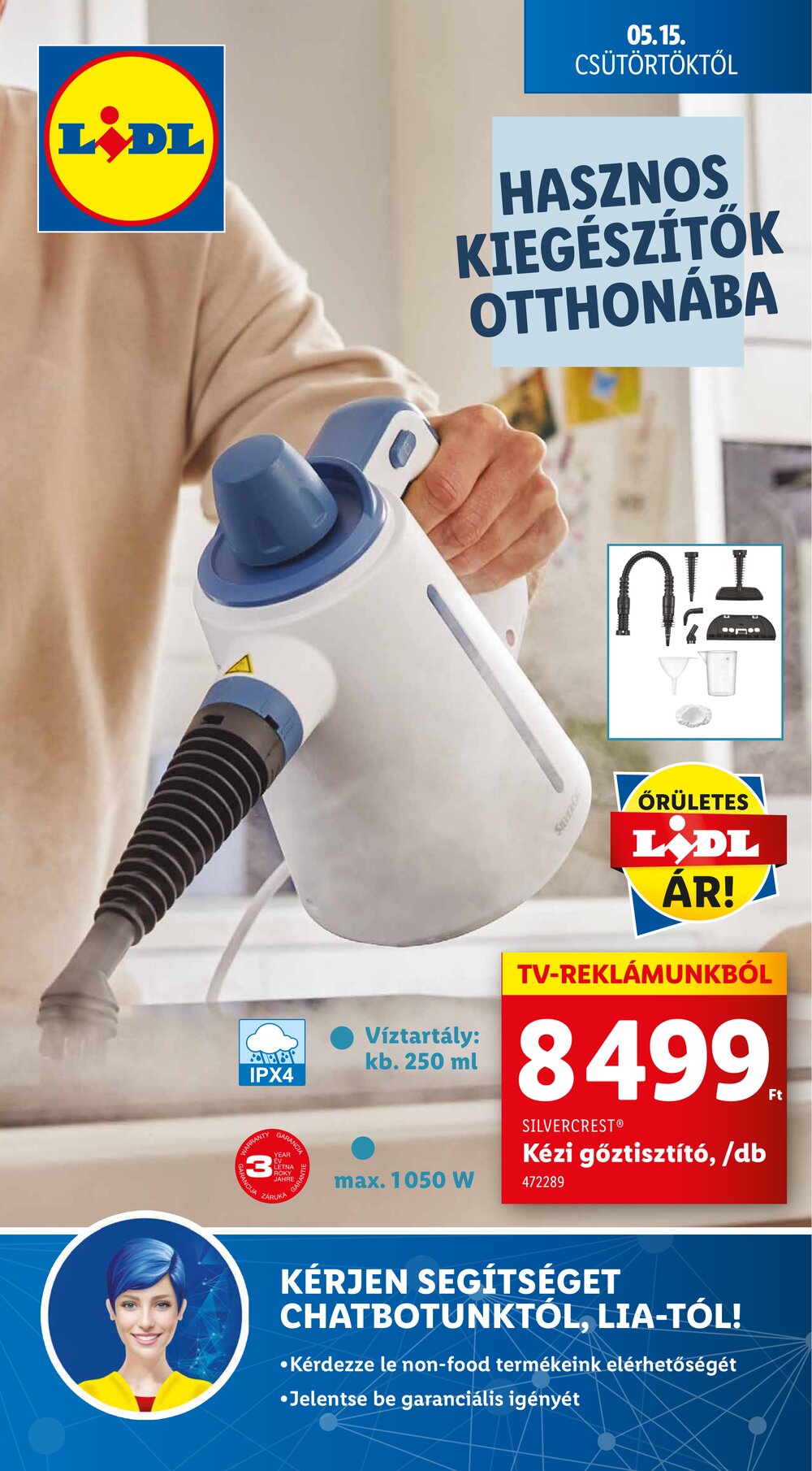 Lidl akciós újság 2025.05.15-től - 1. oldal.