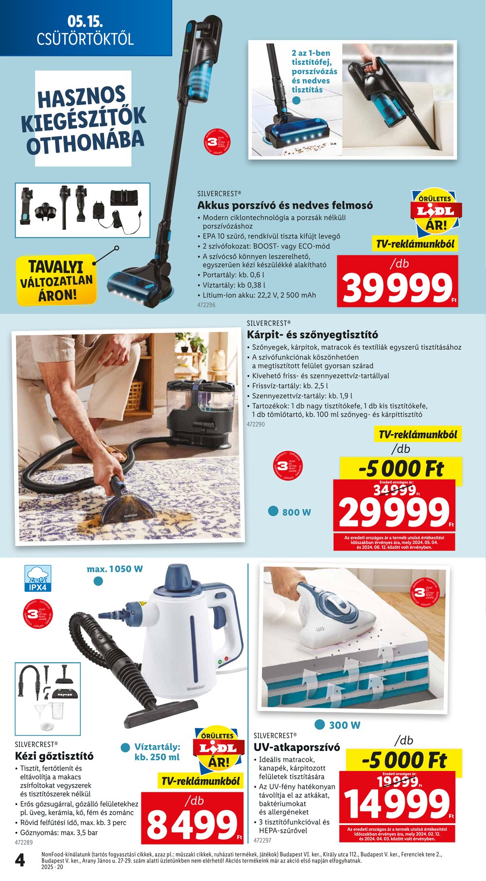 Lidl akciós újság 2025.05.15-től - 4. oldal.