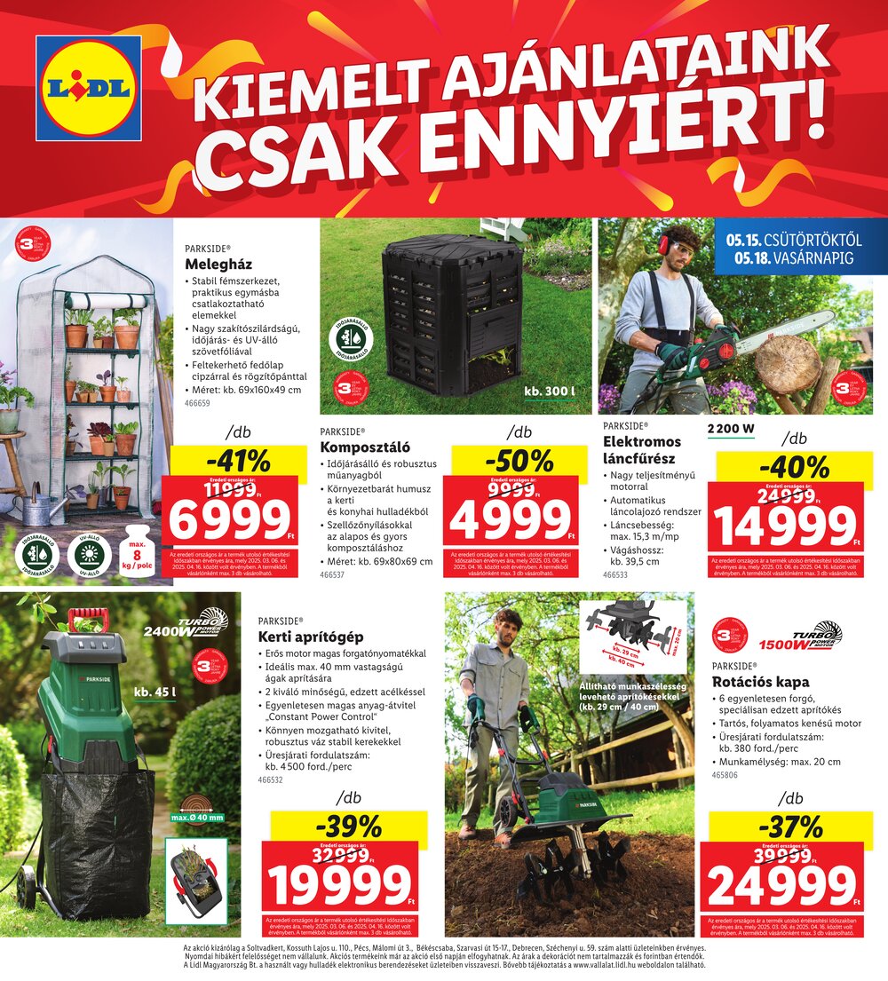 Lidl akciós újság 2025.05.15-től - 4. oldal.