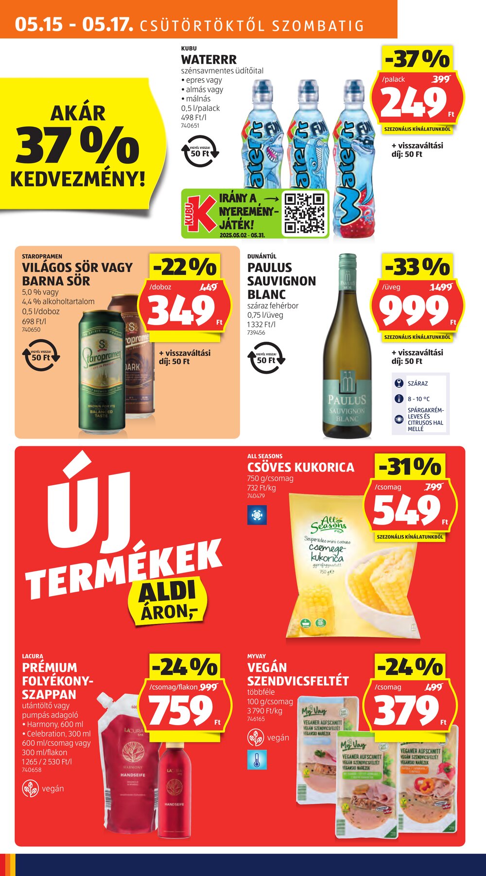 Aldi akciós újság 2025.05.15-től - 12. oldal.