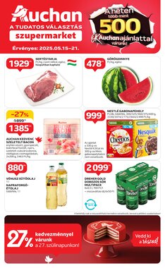 Auchan akciós újság 2025.05.15-től