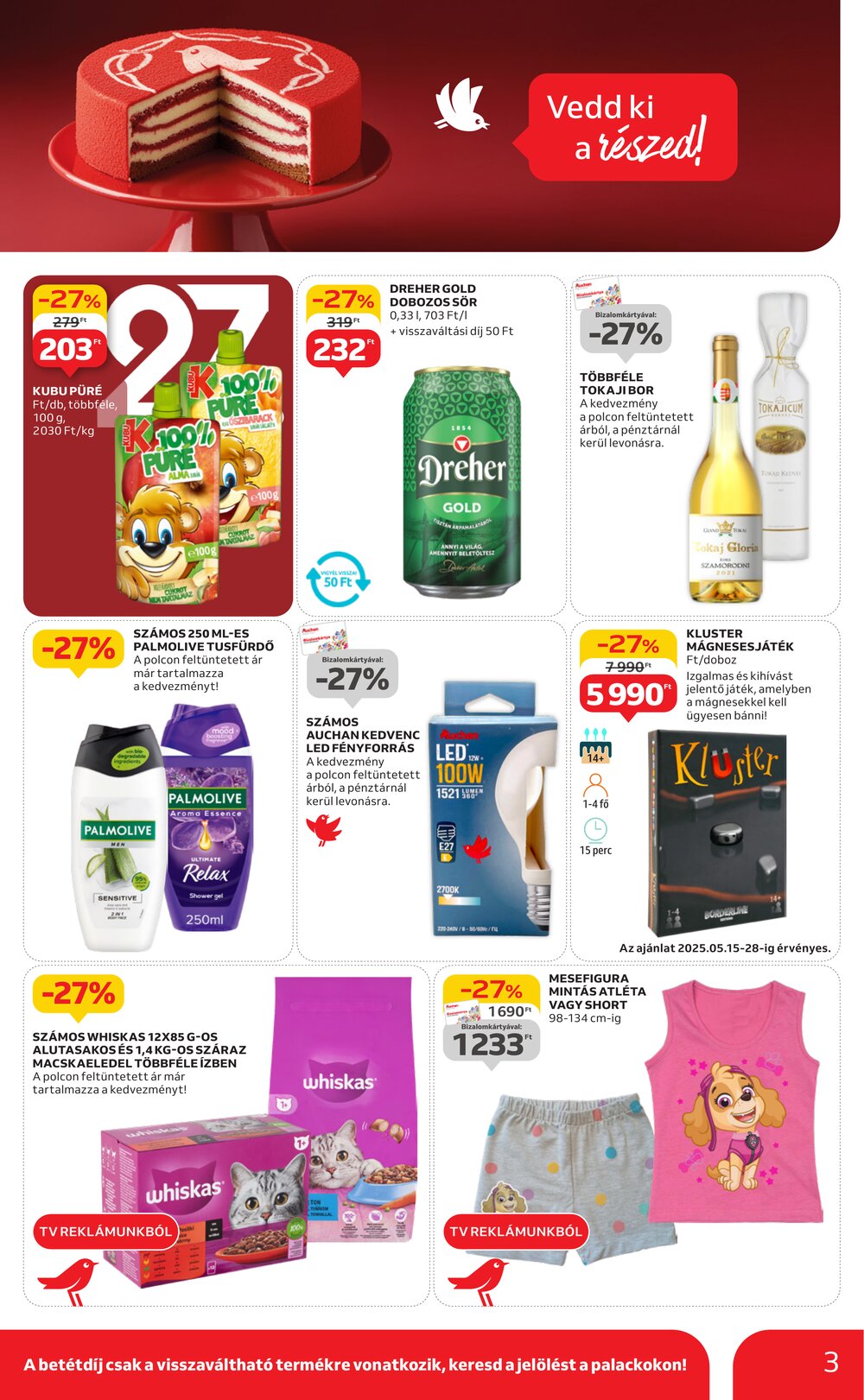 Auchan akciós újság 2025.05.15-től - 3. oldal.