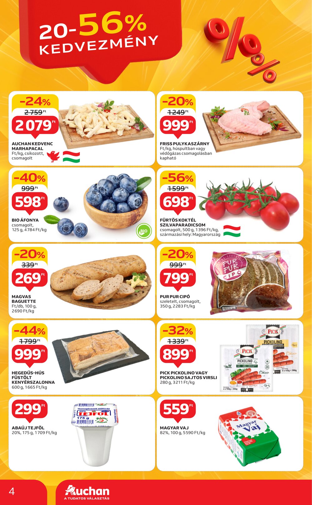 Auchan akciós újság 2025.05.15-től - 4. oldal.