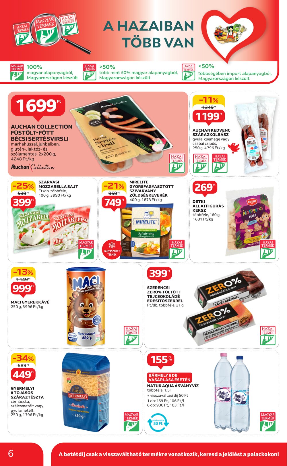 Auchan akciós újság 2025.05.15-től - 6. oldal.