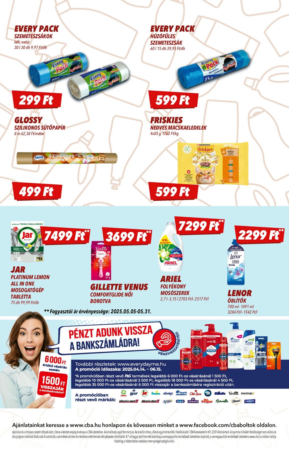 CBA akciós újság 2025.05.15-től - 8. oldal.