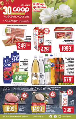 Coop akciós újság 2025.05.15-től