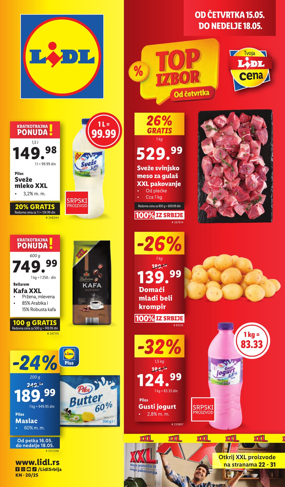 Lidl akciós újság 2025.05.15-től - 1. oldal.