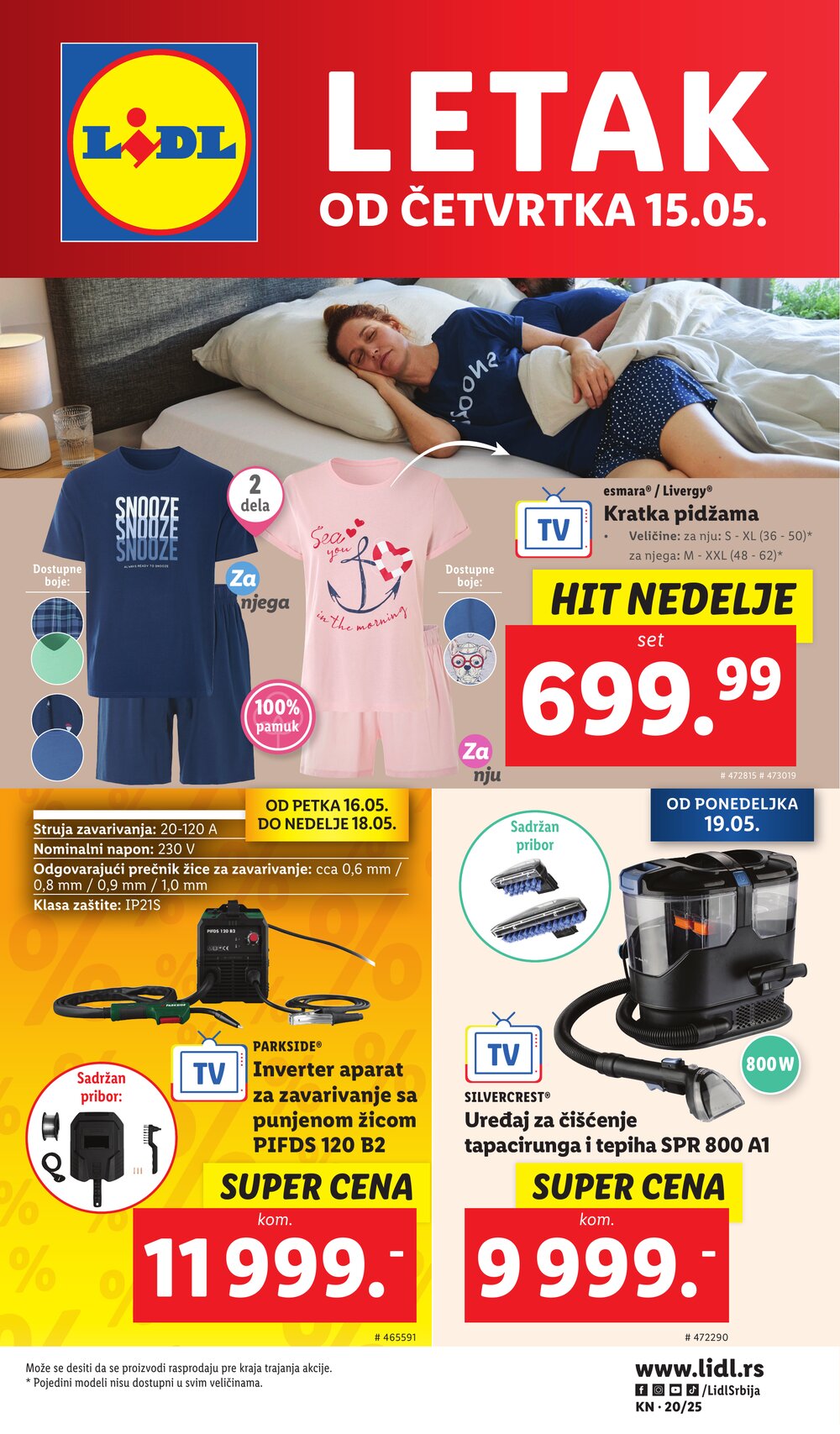 Lidl akciós újság 2025.05.15-től - 1. oldal.