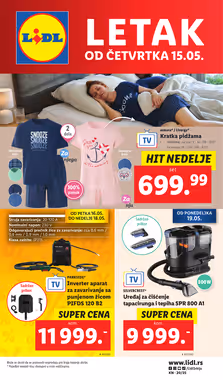 Lidl akciós újság 2025.05.15-től