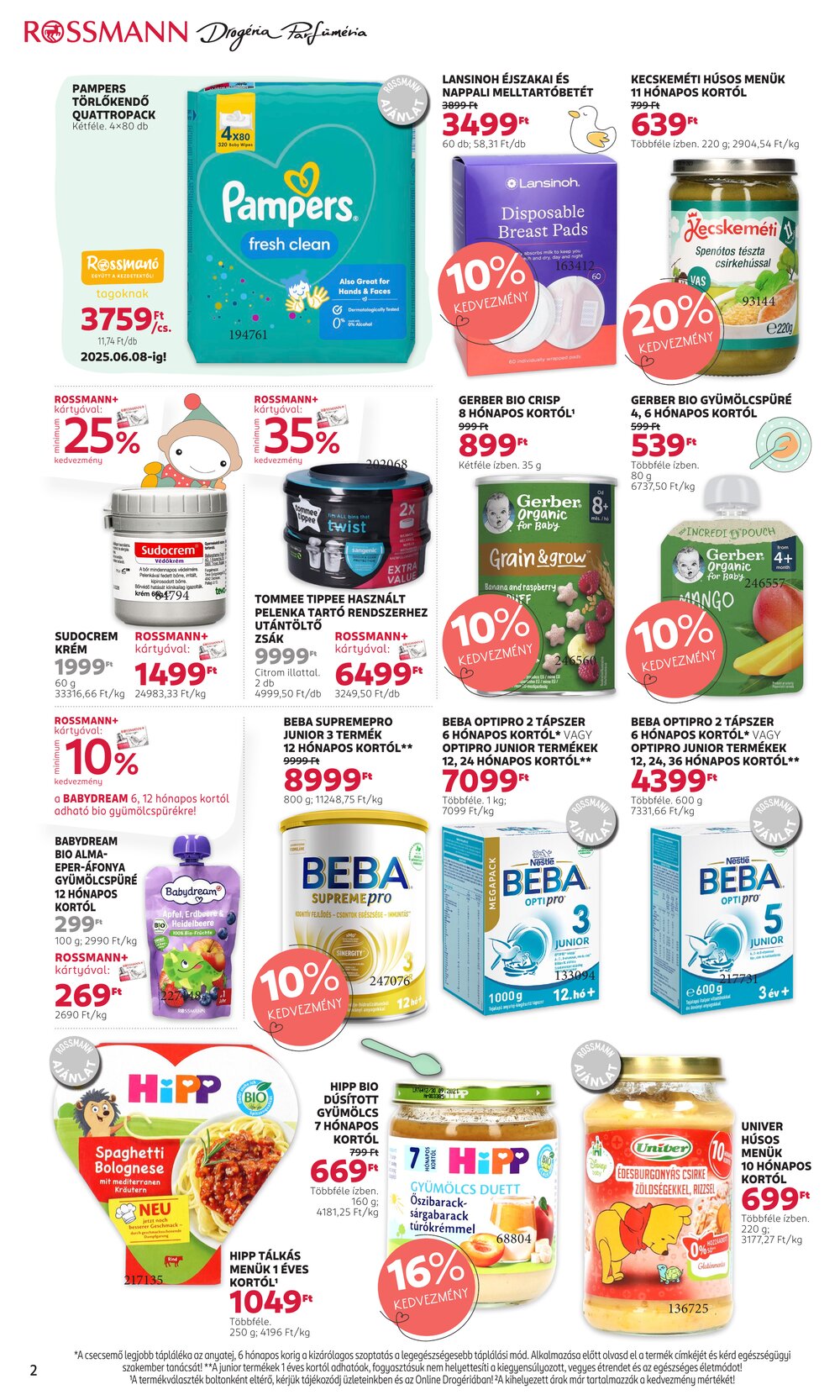 Rossmann akciós újság 2025.05.19-től - 2. oldal.