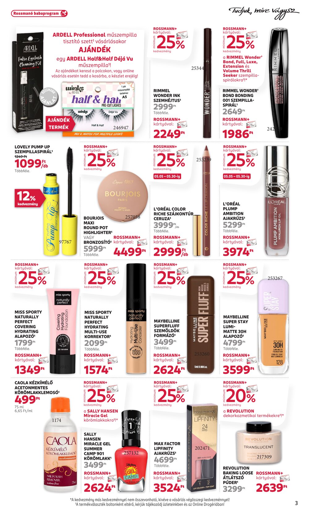 Rossmann akciós újság 2025.05.19-től - 3. oldal.
