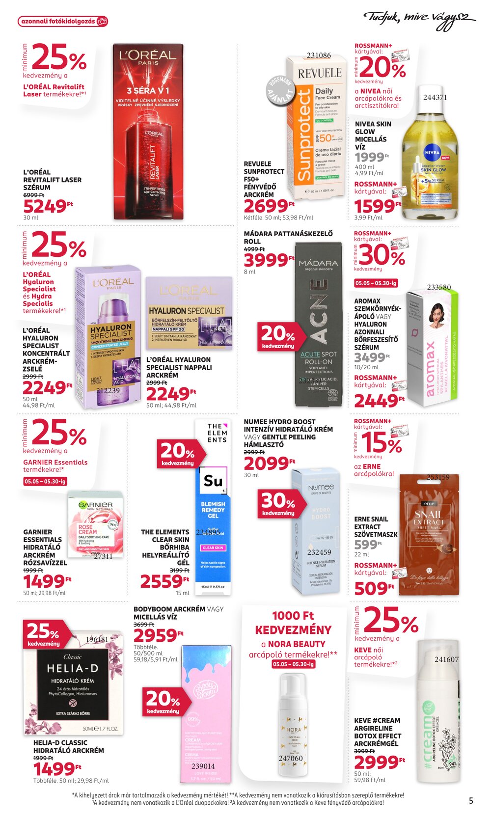 Rossmann akciós újság 2025.05.19-től - 5. oldal.
