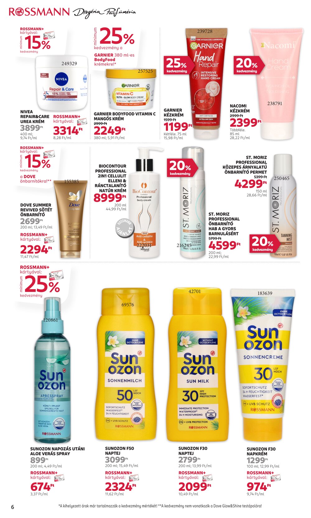 Rossmann akciós újság 2025.05.19-től - 6. oldal.
