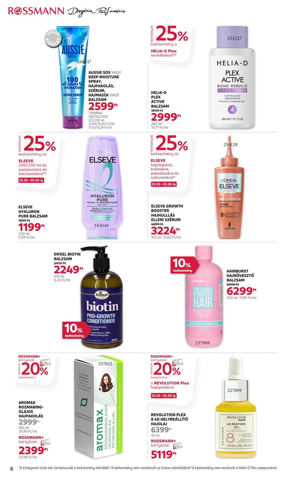 Rossmann akciós újság 2025.05.19-től - 8. oldal.