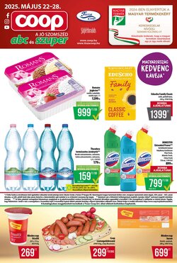 Coop akciós újság 2025.05.21-től