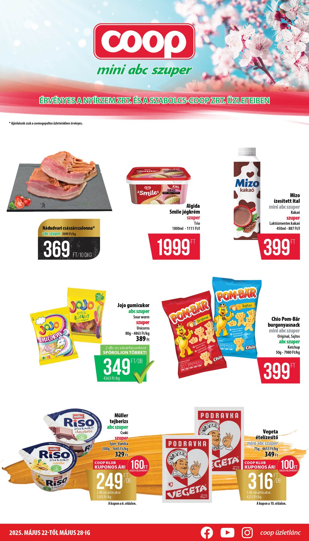 Coop akciós újság 2025.05.21-től - 1. oldal.