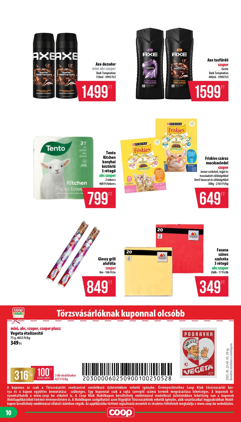 Coop akciós újság 2025.05.21-től - 10. oldal.