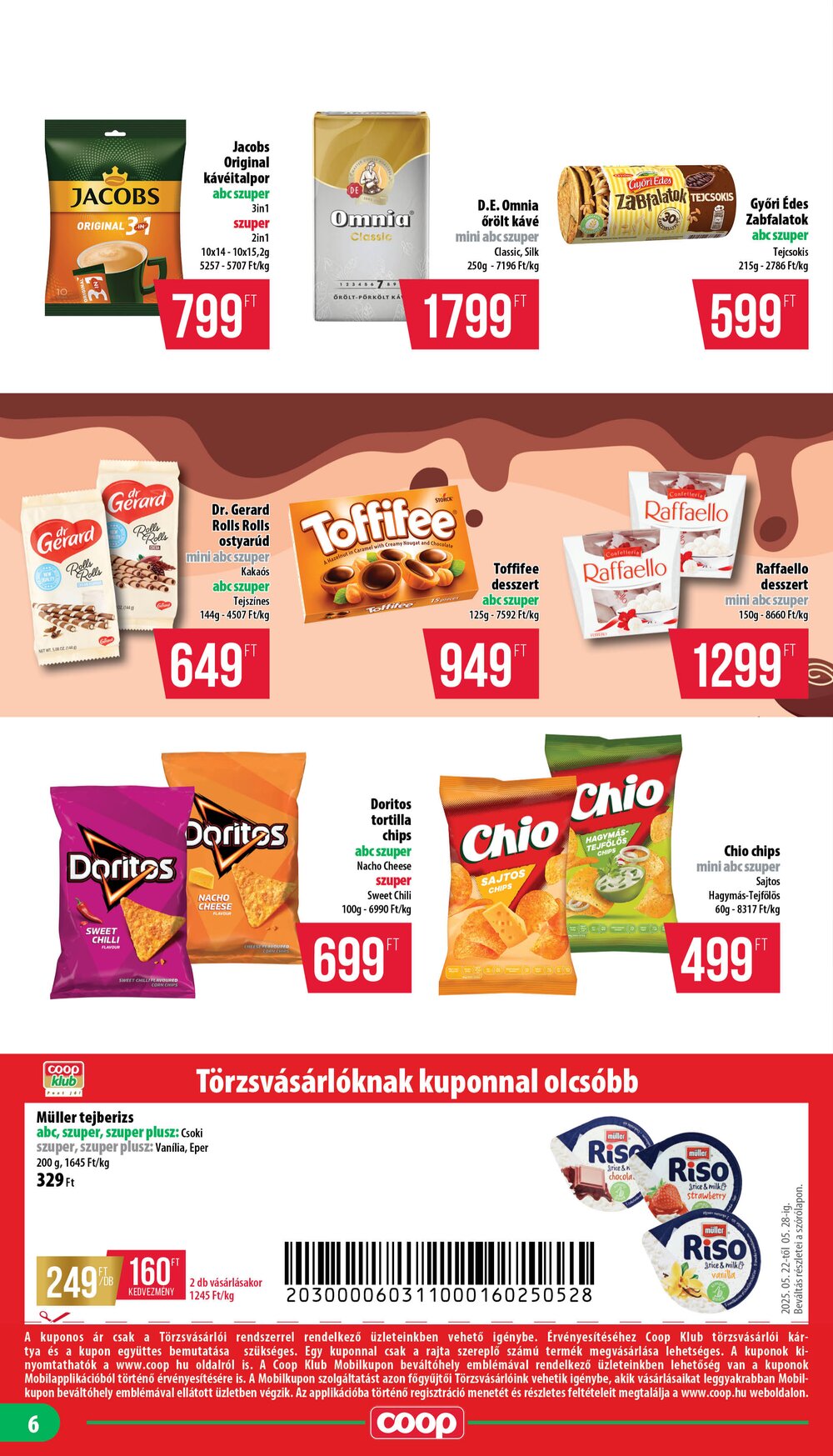 Coop akciós újság 2025.05.21-től - 6. oldal.
