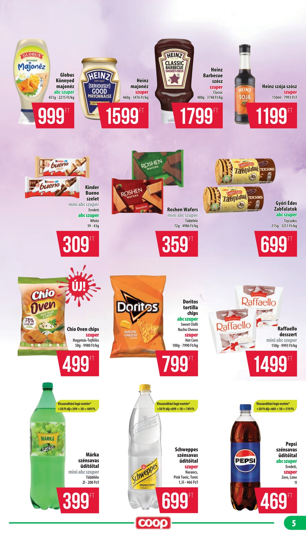 Coop akciós újság 2025.05.21-től - 5. oldal.