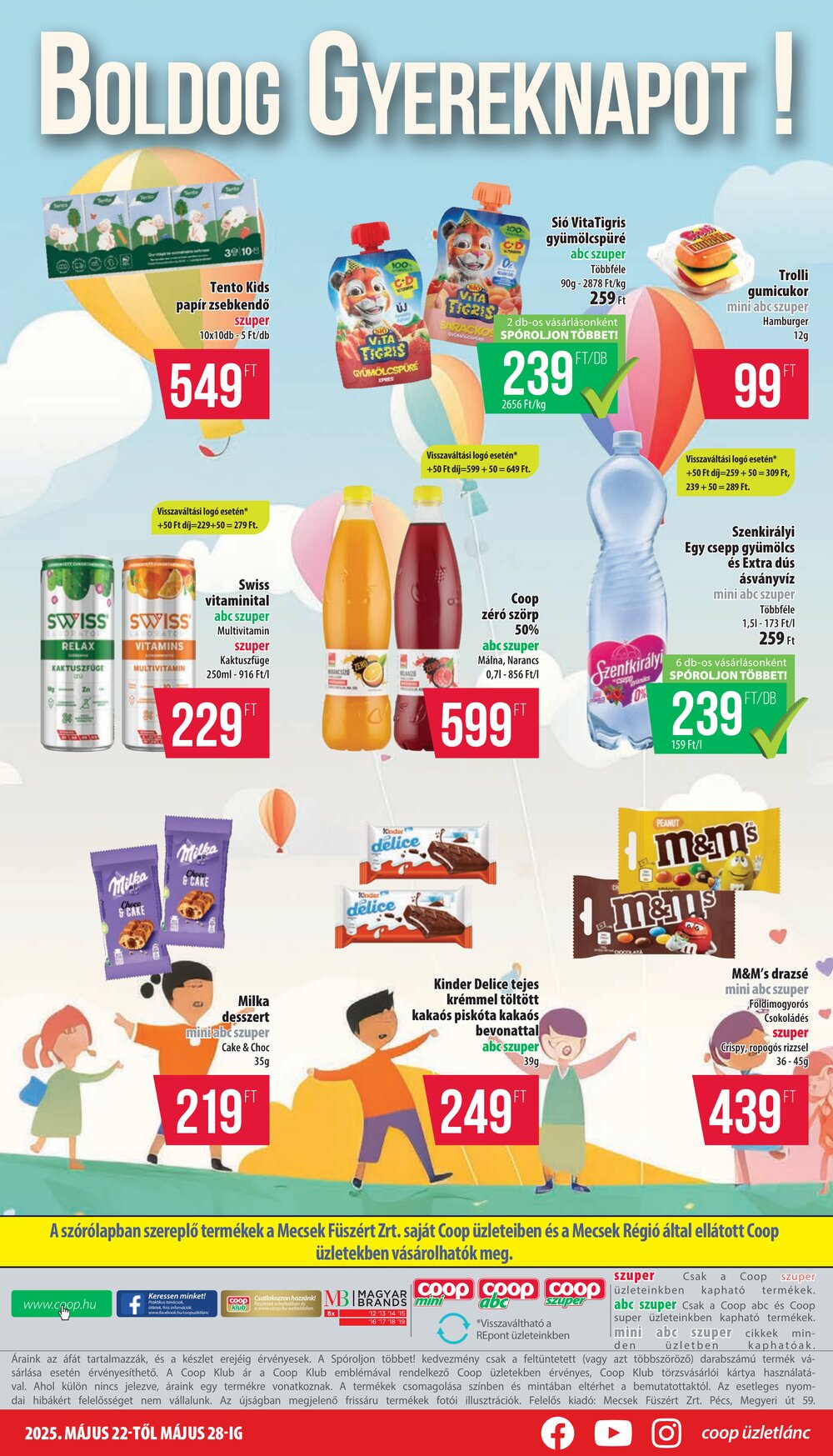 Coop akciós újság 2025.05.21-től - 8. oldal.