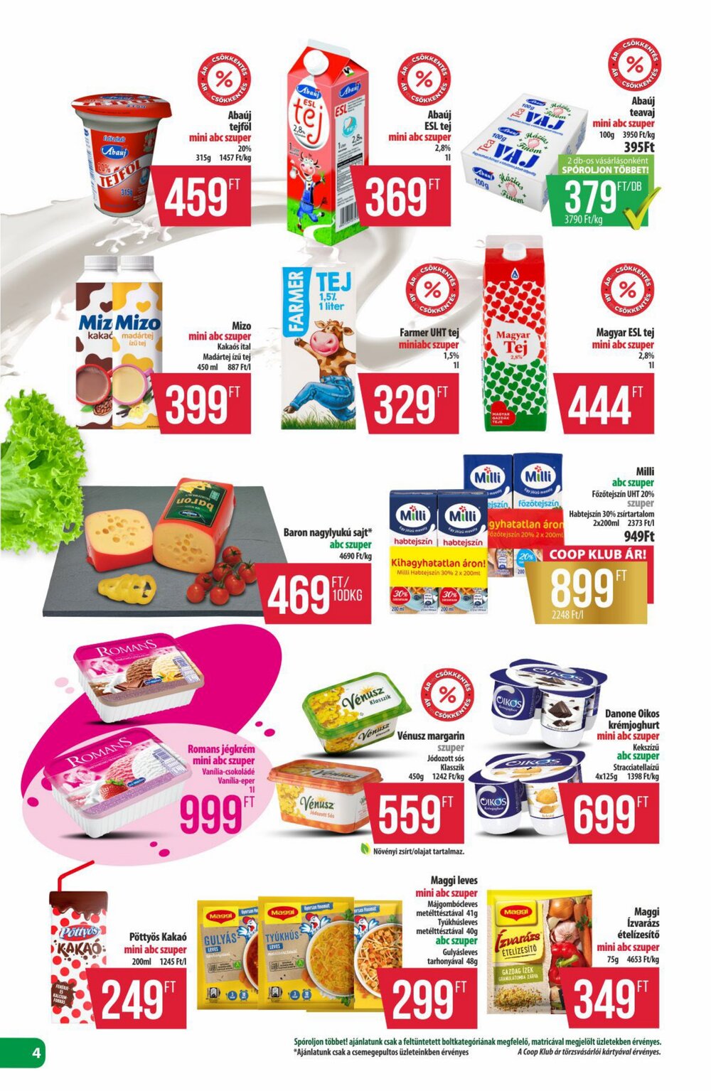 Coop akciós újság 2025.05.21-től - 4. oldal.
