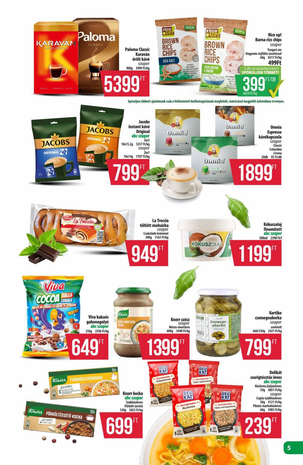Coop akciós újság 2025.05.21-től - 5. oldal.