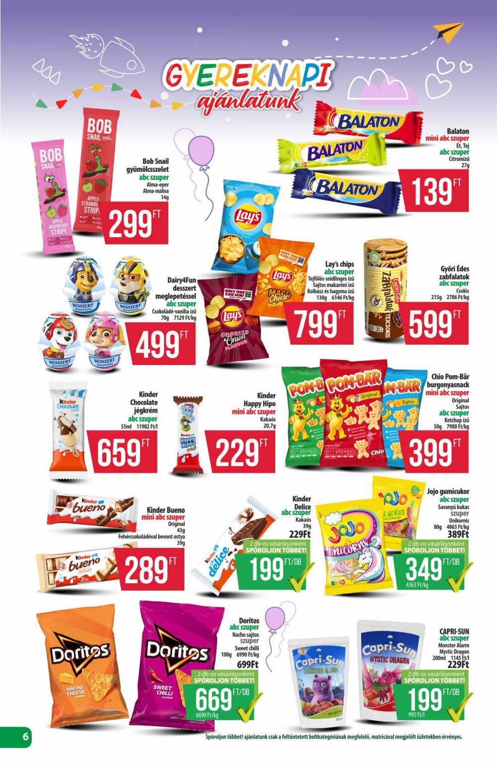 Coop akciós újság 2025.05.21-től - 6. oldal.