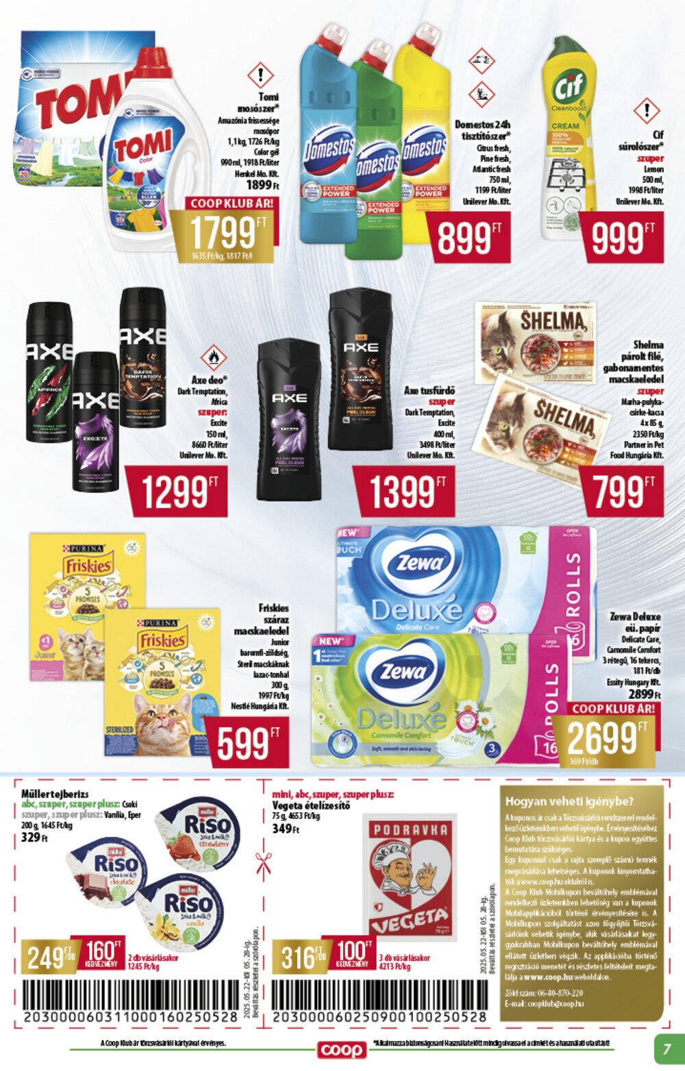 Coop akciós újság 2025.05.21-től - 7. oldal.