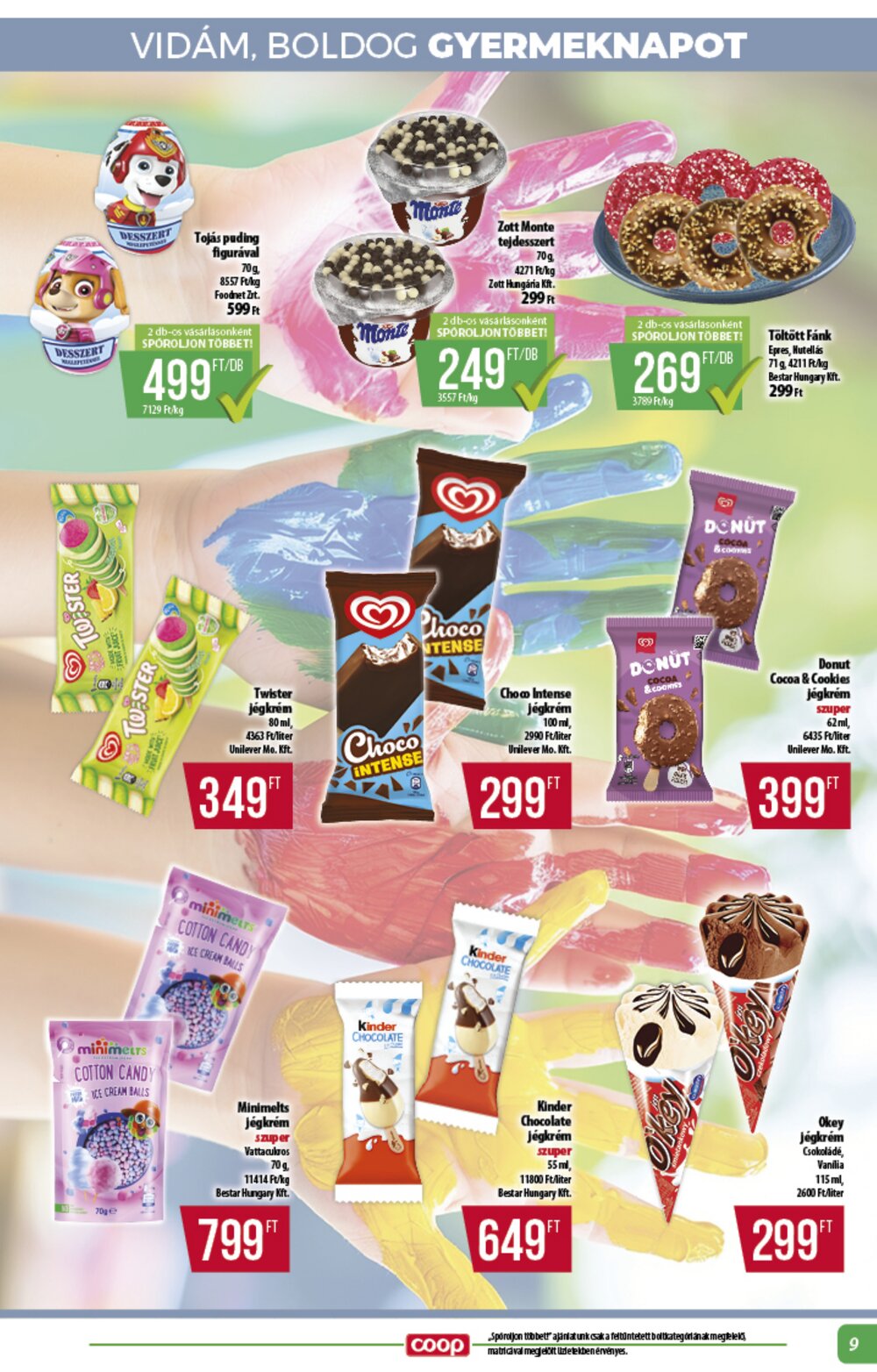 Coop akciós újság 2025.05.21-től - 9. oldal.