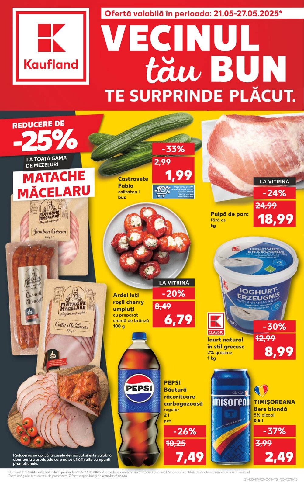 Kaufland akciós újság 2025.05.21-től - 1. oldal.