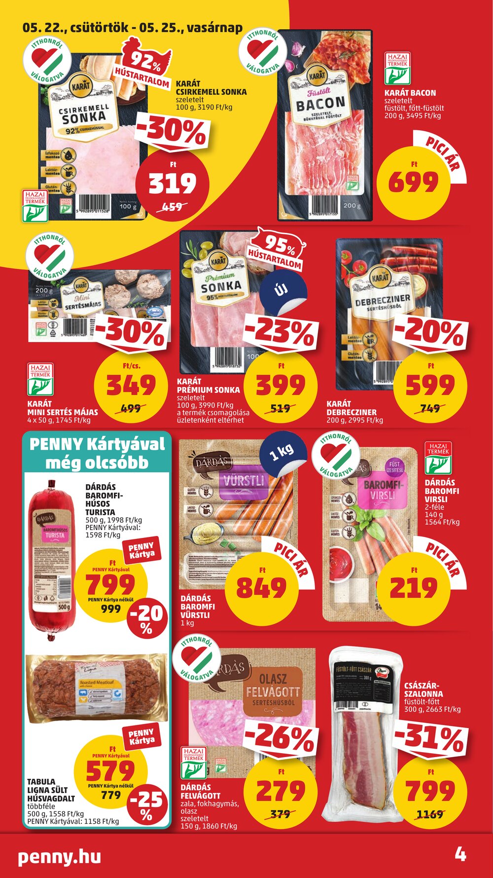 Penny Market akciós újság 2025.05.22-től - 6. oldal.