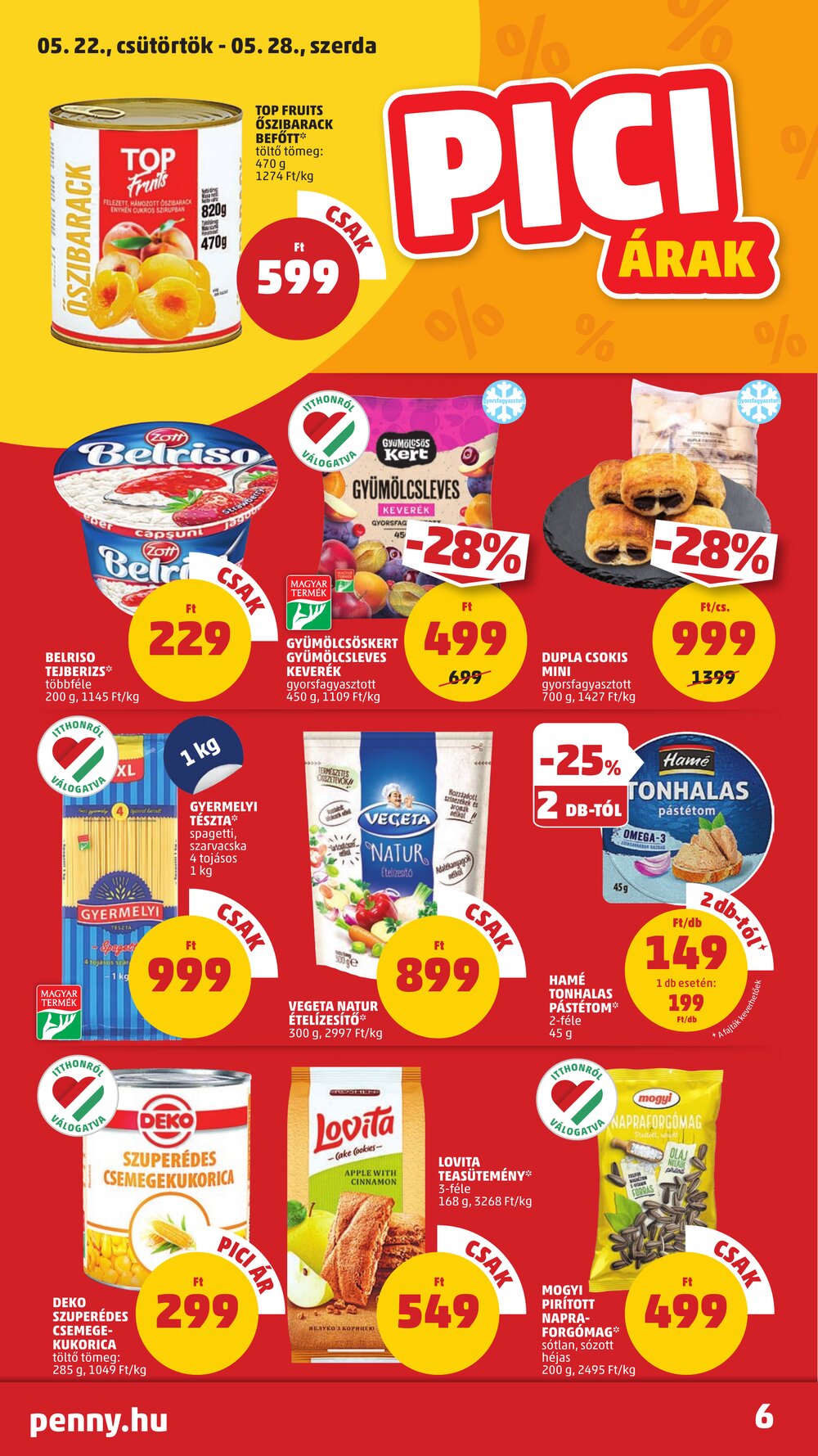 Penny Market akciós újság 2025.05.22-től - 8. oldal.