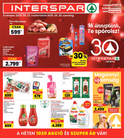 Interspar akciós újság 2025.05.22-től