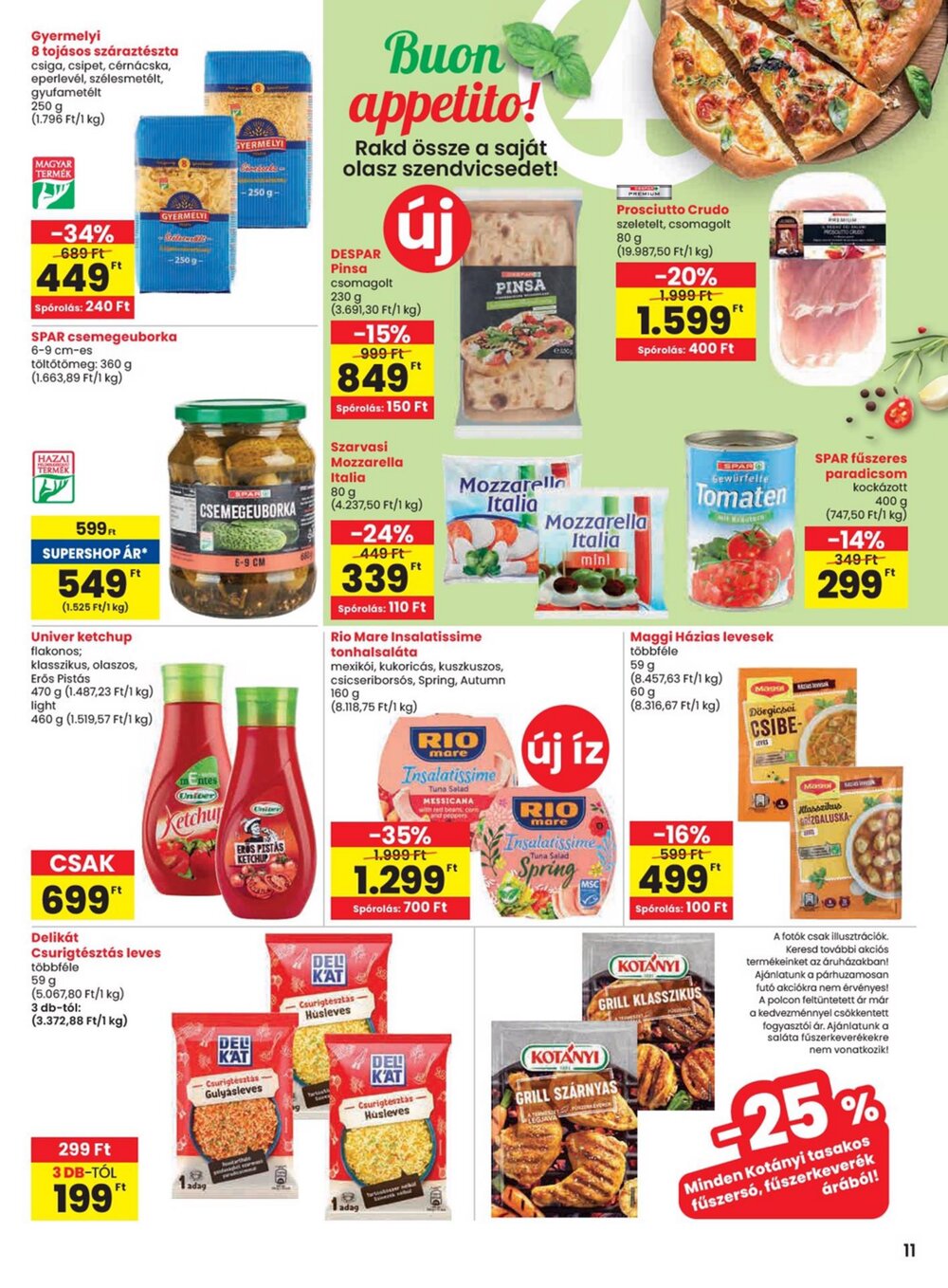 Spar akciós újság 2025.05.22-től - 11. oldal.