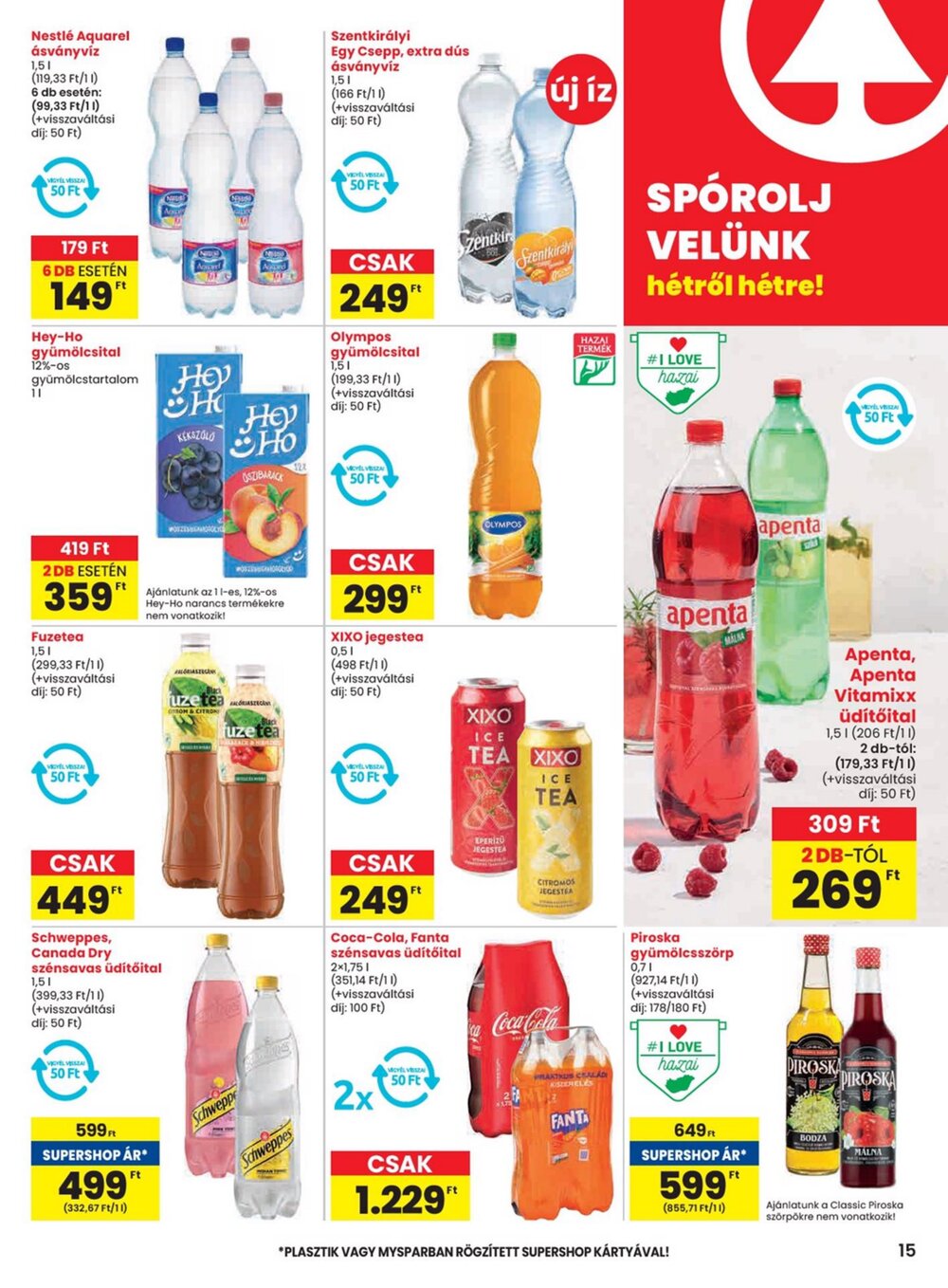 Spar akciós újság 2025.05.22-től - 15. oldal.